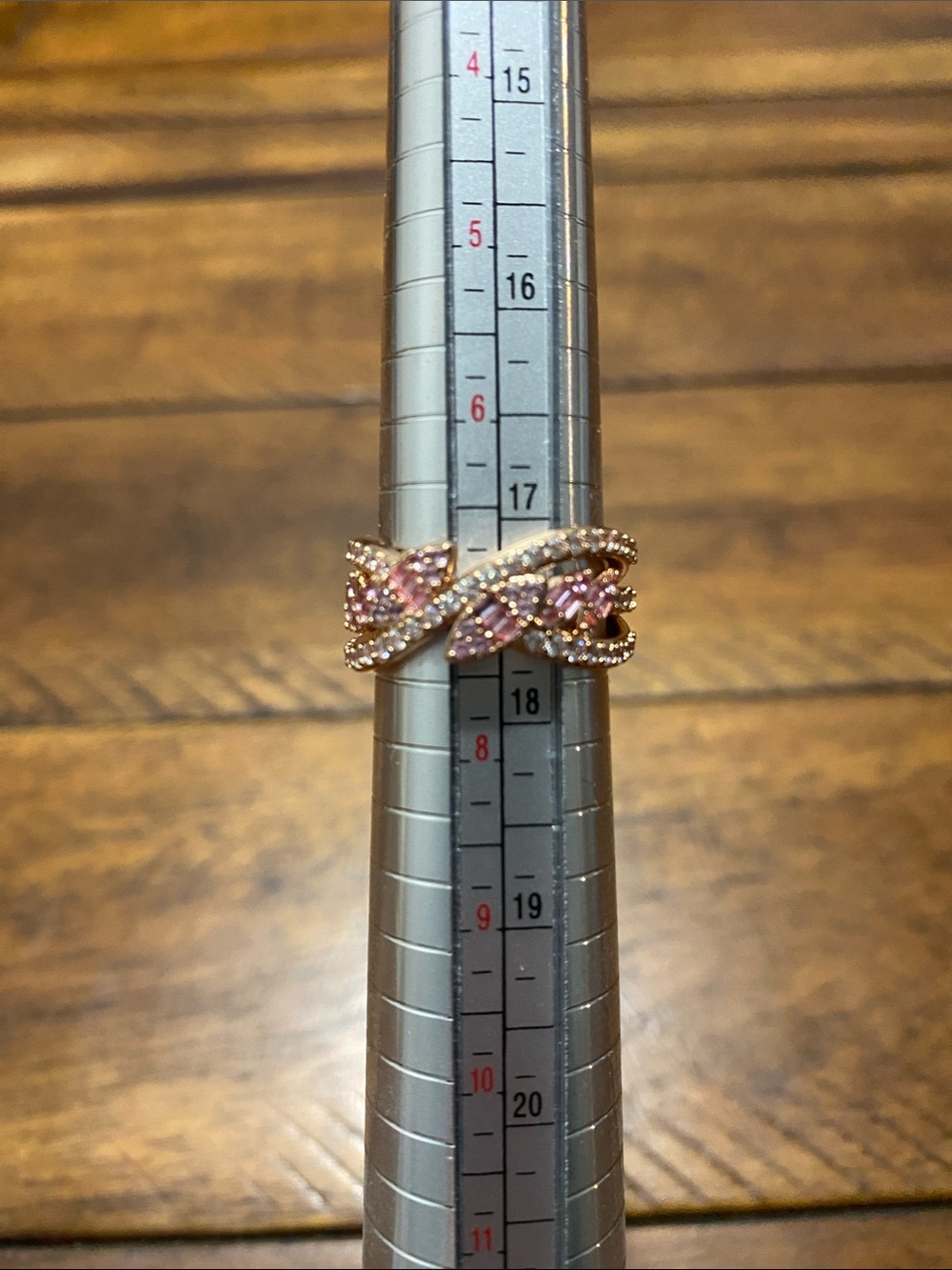Bomb Party OG Originals Ring - Lab Created Pink Sapphire - Rose Gold Plating - 7